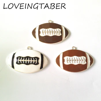 ( Choose Color First ) Newest 50mm*30mm 10pcs /lot Full Enamel Rugby/Football Pendant For Fashion Kids Necklace Making
( Choose Color First ) Newest 50mm*30mm 10pcs /lot Full Enamel Rugby/Football Pendant For Fashion Kids Necklace Making