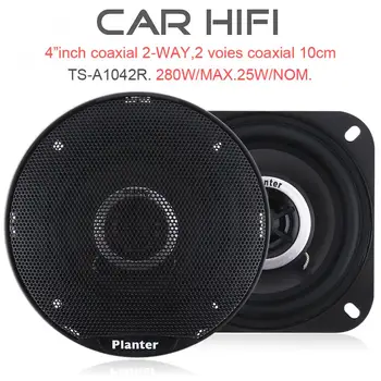 TS-A1042R 2pcs 4 Inch 280W Car HiFi Coaxial Speaker Vehicle Auto Audio Music Stereo Full Range Frequency Speakers for Cars
TS-A1042R 2pcs 4 Inch 280W Car HiFi Coaxial Speaker Vehicle Auto Audio Music Stereo Full Range Frequency Speakers for Cars