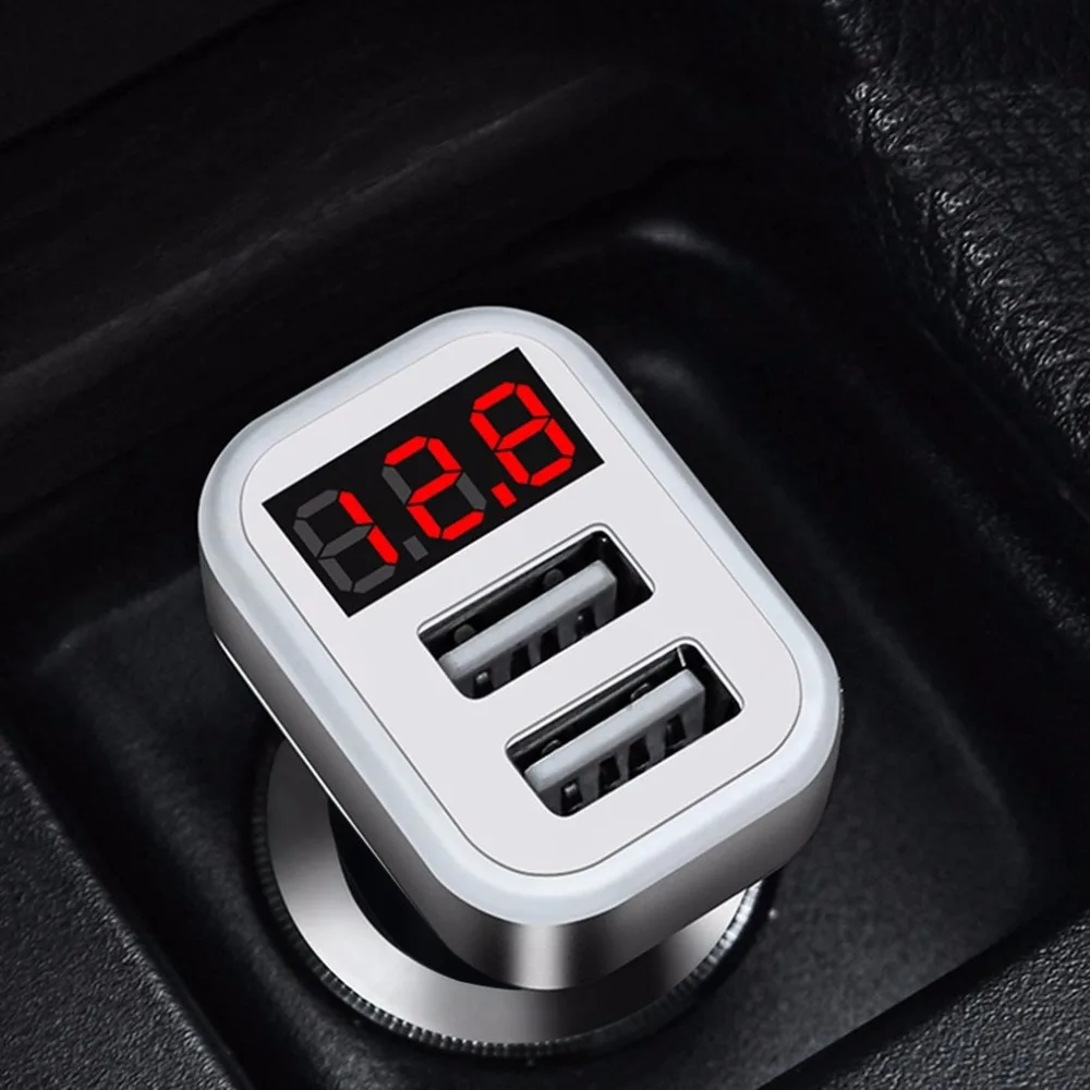 HOCO Z3-2U Multipurpose Dual USB Ports Car Charger LCD Digital Display 2.1A Fast Charging Voltage Current Tester
HOCO Z3-2U Multipurpose Dual USB Ports Car Charger LCD Digital Display 2.1A Fast Charging Voltage Current Tester