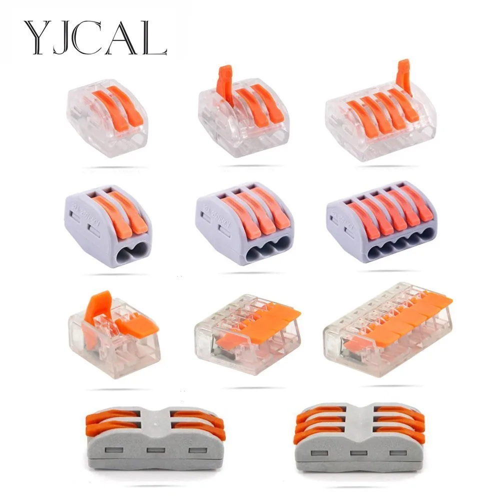 Wago Type 10PCS Electrical Wiring Terminals Cage Spring Universal Fast Terminal Household Connectors For Connection
Wago Type 10PCS Electrical Wiring Terminals Cage Spring Universal Fast Terminal Household Connectors For Connection