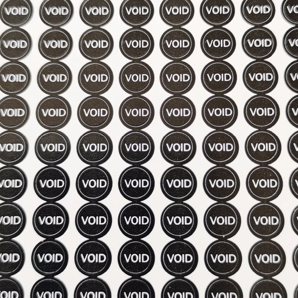 5000pcs 0.5cm diameter Screw hole seals Warranty sealing label sticker void if seal broken, Item No. V27
5000pcs 0.5cm diameter Screw hole seals Warranty sealing label sticker void if seal broken, Item No. V27
