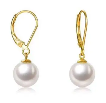 free shipping>>>>noble jewelry 14 K gold AAA 10-11 mm round natural south sea white pearl earrings
free shipping>>>>noble jewelry 14 K gold AAA 10-11 mm round natural south sea white pearl earrings
