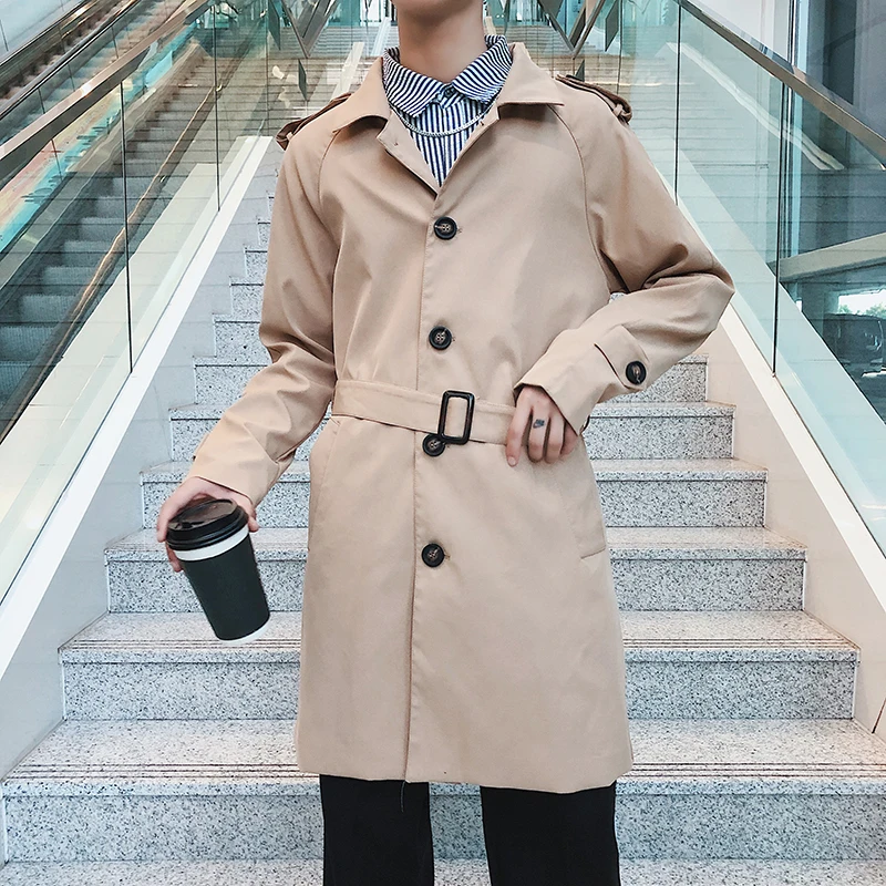 Men Casual Fashion Autumn Winter 2019 New Fashion Classical Slim Long Dust Coat Jacket
Men Casual Fashion Autumn Winter 2019 New Fashion Classical Slim Long Dust Coat Jacket