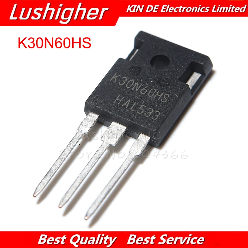 5PCS K30N60HS TO-3P K30N60 SKW30N60HS IKW30N60HS TO-247 MOSFET IGBT 600V 41A 250W free shipping
5PCS K30N60HS TO-3P K30N60 SKW30N60HS IKW30N60HS TO-247 MOSFET IGBT 600V 41A 250W free shipping