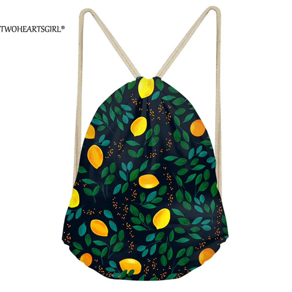 TWOHEARTSGIRL Fresh Lemon Leaf Printing Drawstring Backpack for Women Student Travel Daypack Sack Pack Kids Rucksack Escolar
TWOHEARTSGIRL Fresh Lemon Leaf Printing Drawstring Backpack for Women Student Travel Daypack Sack Pack Kids Rucksack Escolar
