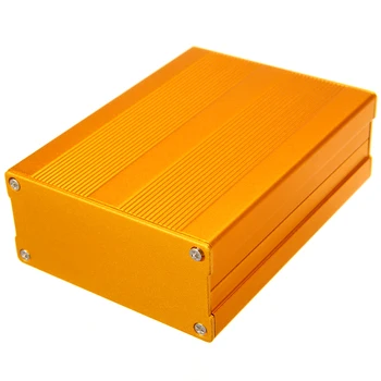 New 100x76x35mm Gold Extruded Aluminum Enclosure Electronic Project Amplifier Circuit Board Box Case with 8 Screws
New 100x76x35mm Gold Extruded Aluminum Enclosure Electronic Project Amplifier Circuit Board Box Case with 8 Screws