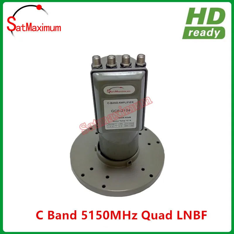 Digital Ready LNB C band 4 output Quad LNBF with L.O Frequency 5150MHZ