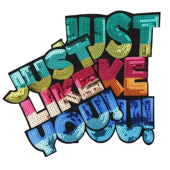 10pcs New Large Cartoon Letter Sequins Embroidery Cloth Patch just like you sew on letter for clothing
10pcs New Large Cartoon Letter Sequins Embroidery Cloth Patch just like you sew on letter for clothing