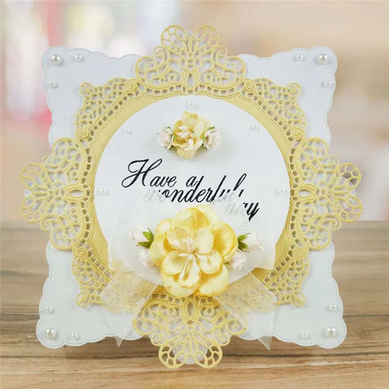 Lace Square Frame Metal Cutting Dies for Scrapbooking New 2019 Craft Dies Cuts Card Making Stencils Album Embossing
Lace Square Frame Metal Cutting Dies for Scrapbooking New 2019 Craft Dies Cuts Card Making Stencils Album Embossing