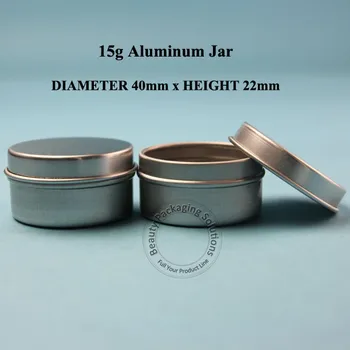 200pcs/Lot Wholesale15g Aluminum Cream Jar Empty Costmetic Container Small Packaging Box Refillable Bottle Sample Portable Vial
200pcs/Lot Wholesale15g Aluminum Cream Jar Empty Costmetic Container Small Packaging Box Refillable Bottle Sample Portable Vial