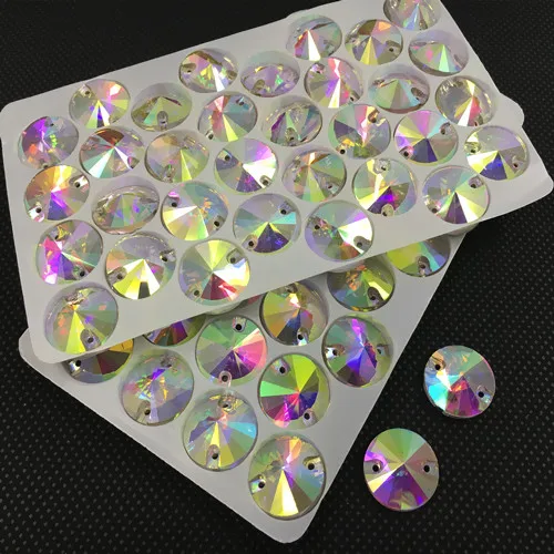 Wholesale Crystal Clear AB Rivoli Sew On Stone Flatback 2holes 8,10,12,14,16,18mm Round Glass Sewing Crystal Beads Dress Making
Wholesale Crystal Clear AB Rivoli Sew On Stone Flatback 2holes 8,10,12,14,16,18mm Round Glass Sewing Crystal Beads Dress Making
