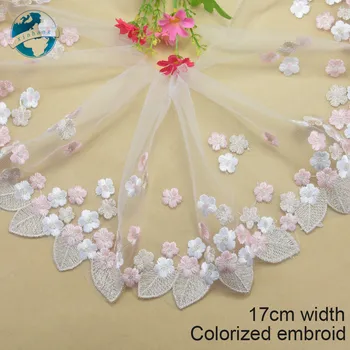 17cm width coloured embroidery sewing ribbon guipure lace african lace fabric trim warp knitting DIY Garment Accessories#2878
17cm width coloured embroidery sewing ribbon guipure lace african lace fabric trim warp knitting DIY Garment Accessories#2878
