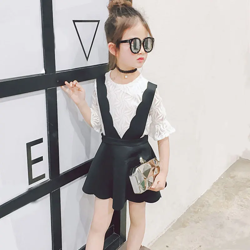 Children's Clothing Spring and Summer Set New Style Korean Version of The Trend of The Girls Sexy Mesh Top + Strap Dress
Children's Clothing Spring and Summer Set New Style Korean Version of The Trend of The Girls Sexy Mesh Top + Strap Dress