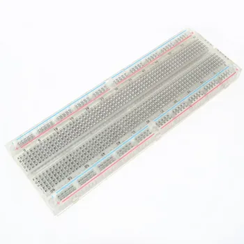 Crystal Breadboard 830 Point Solderless PCB Bread Board MB-102 MB102 With color bar Test Develop DIY 16.5*5.5cm
Crystal Breadboard 830 Point Solderless PCB Bread Board MB-102 MB102 With color bar Test Develop DIY 16.5*5.5cm