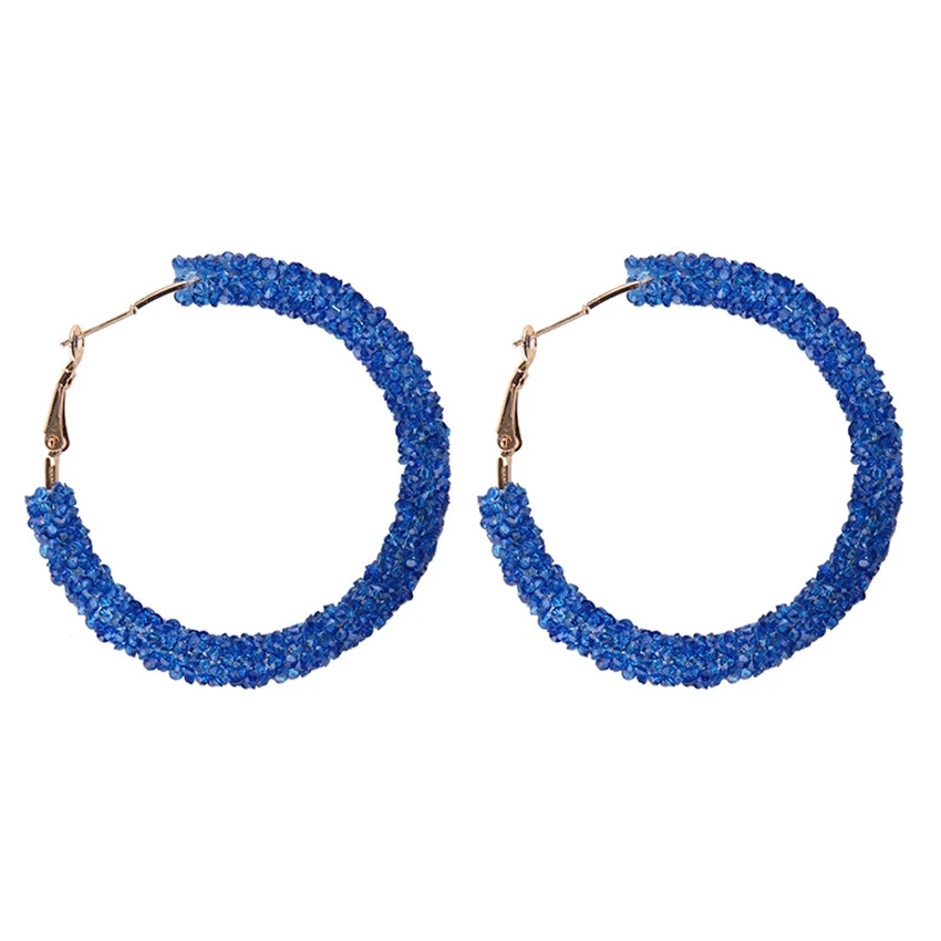 blue earrings