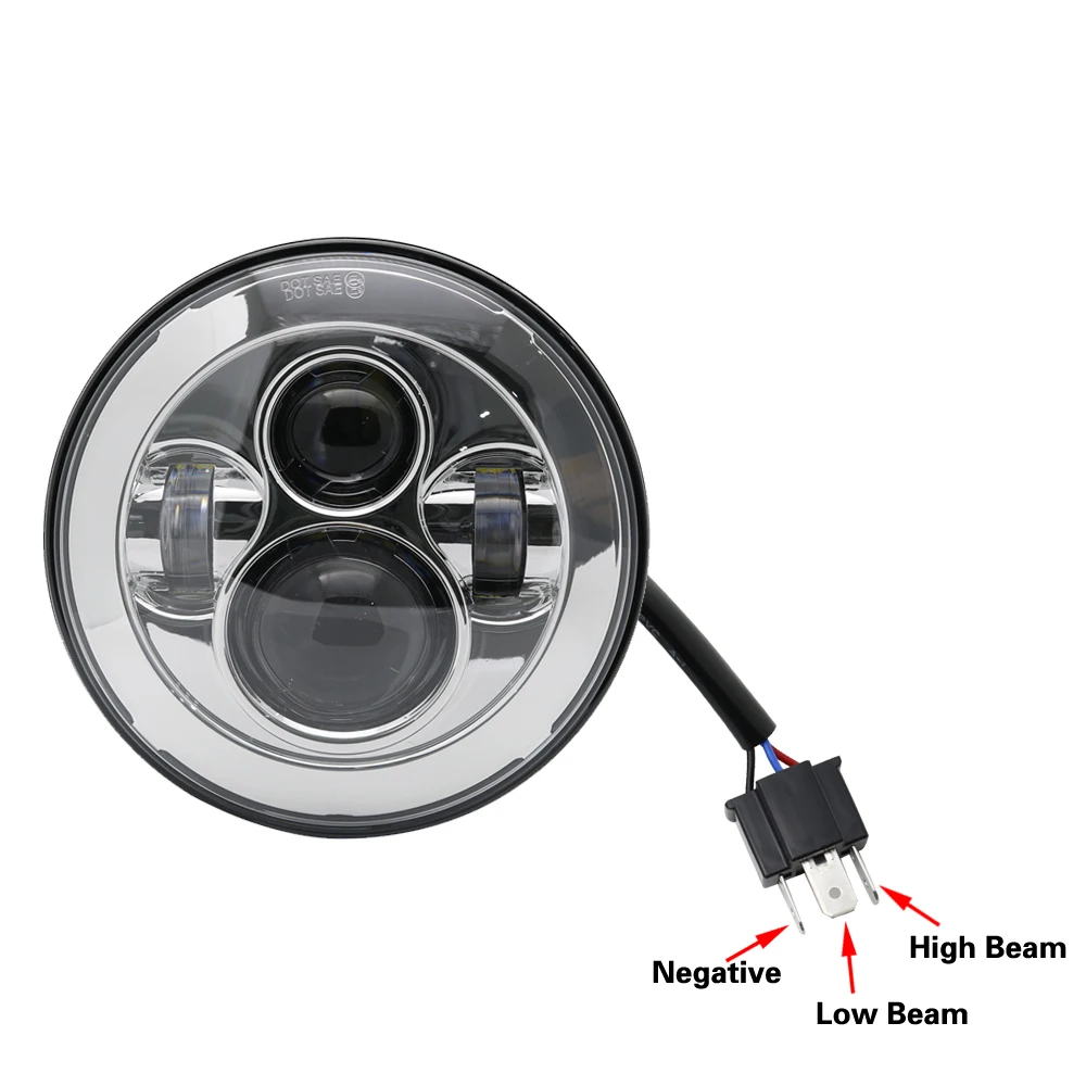 7 Daymaker LED Headlight 7 inch Led Headlamp for Harley Tour Street Glide Motorcycle Headlamp Motorbike Driving Light (1)
