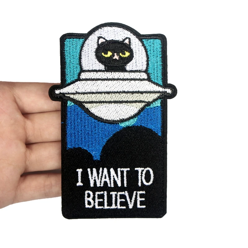 UFO Cat Animal Embroidered Patches Iron On For Clothing Hat DIY Stripes Applique Badge Stickers Jacket Clothes Accessories
UFO Cat Animal Embroidered Patches Iron On For Clothing Hat DIY Stripes Applique Badge Stickers Jacket Clothes Accessories