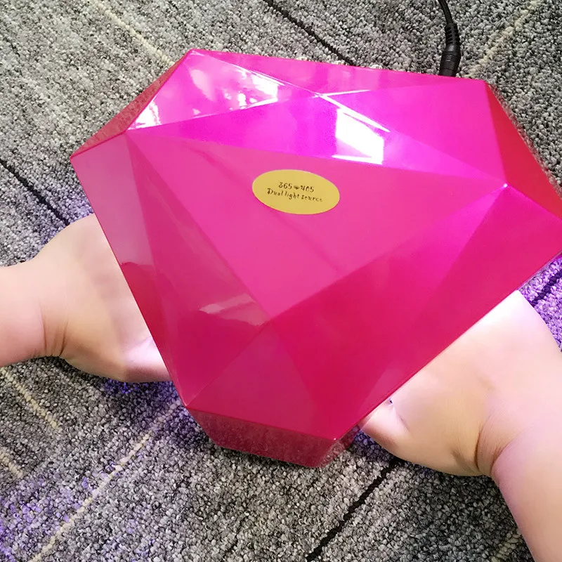 Double Hands 60W UV LED Nail Dryer Multifunction Diamond Shaped LED Nail Lamp For Hands & Feet Nail Art Tools Uv Led lamp #088
Double Hands 60W UV LED Nail Dryer Multifunction Diamond Shaped LED Nail Lamp For Hands & Feet Nail Art Tools Uv Led lamp #088