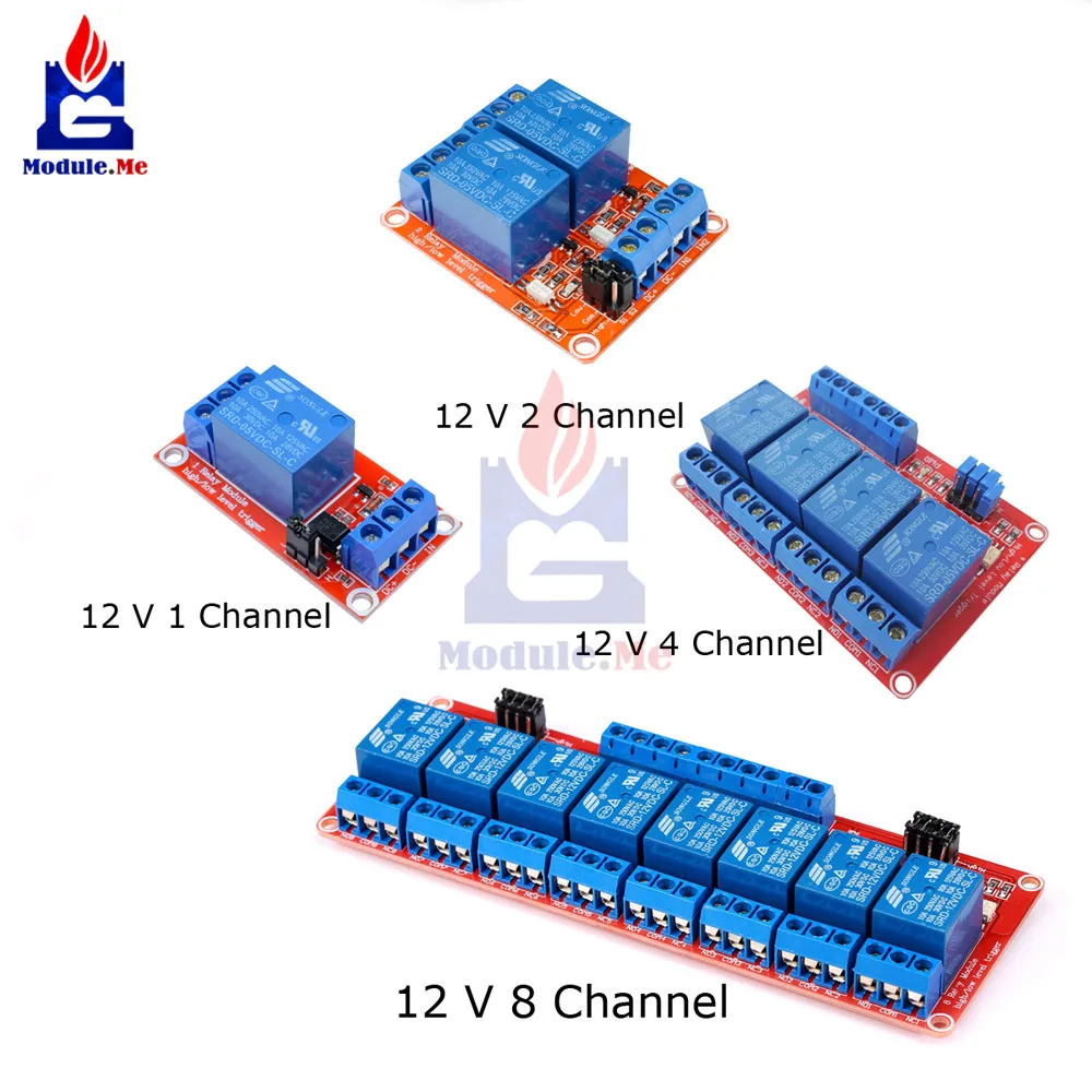 Relay Board Shield with Optocoupler High & Low Lever Trigger for Ardiuno 12V 1/2/4/8 Channel Power Supply Relay Module
Relay Board Shield with Optocoupler High & Low Lever Trigger for Ardiuno 12V 1/2/4/8 Channel Power Supply Relay Module