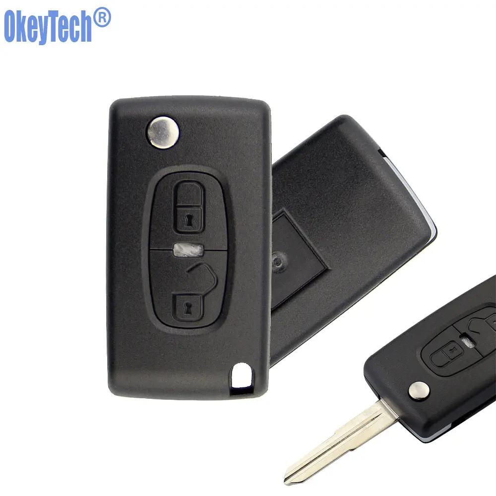 OkeyTech Replacement 2 Buttons Flip key Car Key Shell for Peugeot 4008 3008 407 307 Case Fob for Citroen Switchblade Folding key
OkeyTech Replacement 2 Buttons Flip key Car Key Shell for Peugeot 4008 3008 407 307 Case Fob for Citroen Switchblade Folding key