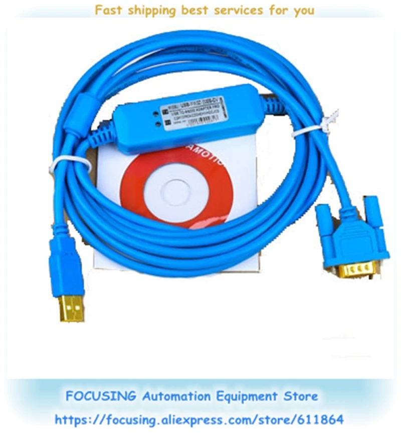 NEW USB-XW2Z-200S-CV Programming Cable for CS CJ series PLC & HMI USB to DB9 RS232 Support WIN7/8
NEW USB-XW2Z-200S-CV Programming Cable for CS CJ series PLC & HMI USB to DB9 RS232 Support WIN7/8