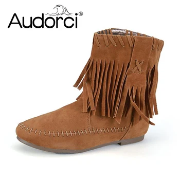 Audorci 12 Colors Women's Martin Boots 2018 Autumn Woman Fashion Warm Boots Female Fringe Outdoor Casual Shoes Plus Size 34-43
Audorci 12 Colors Women's Martin Boots 2018 Autumn Woman Fashion Warm Boots Female Fringe Outdoor Casual Shoes Plus Size 34-43