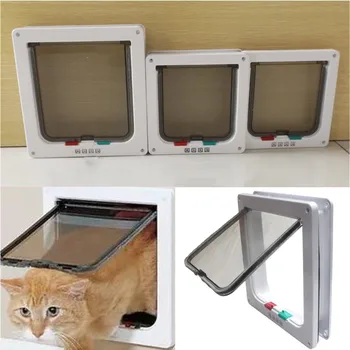 4 Way Cat Doors Intellgent Control ABS Animal Small Pet Cat Dog Gate Door Pet Supplies Safe Flap Door Pet door
4 Way Cat Doors Intellgent Control ABS Animal Small Pet Cat Dog Gate Door Pet Supplies Safe Flap Door Pet door