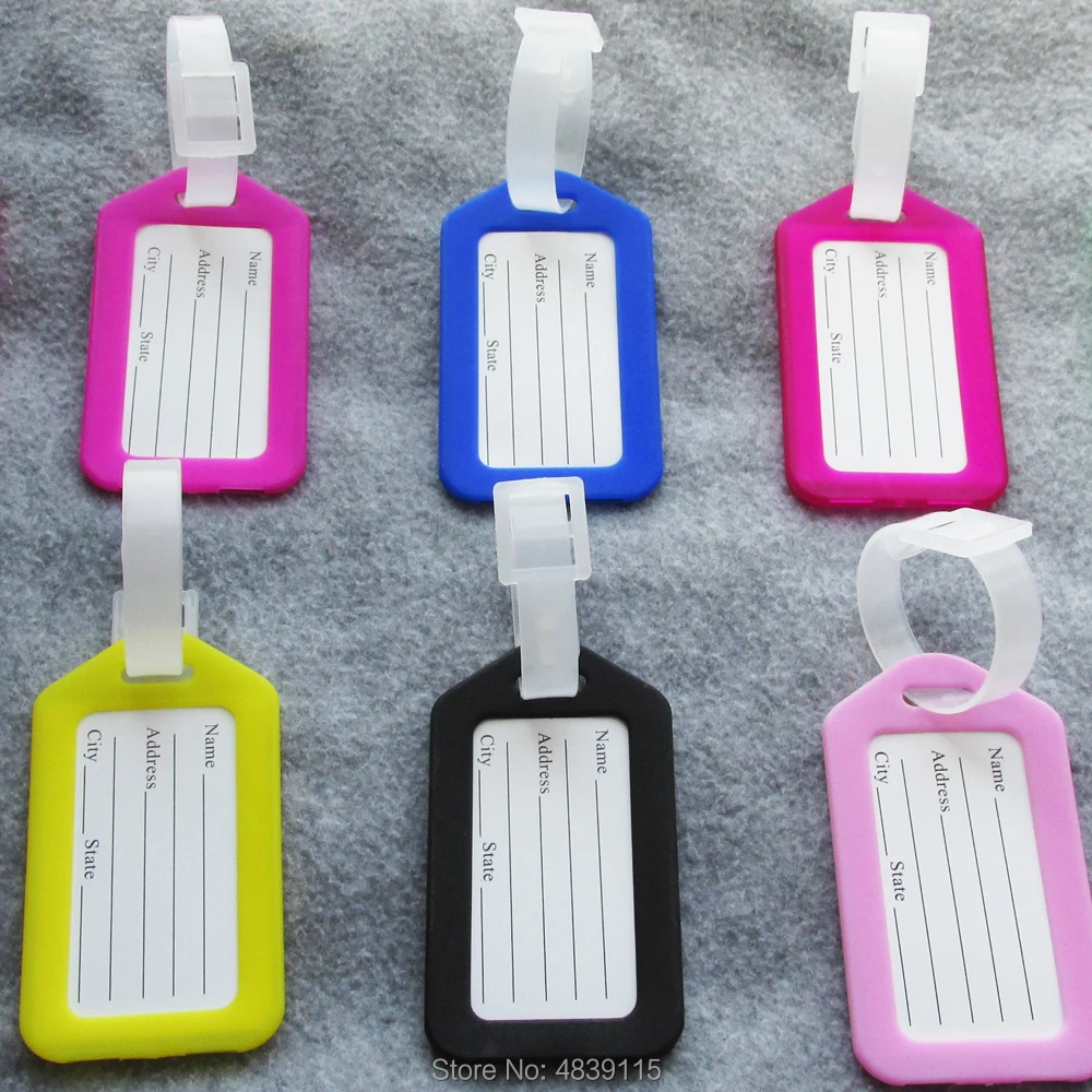 100pcs/lot Plastic Travel Baggage ID Tags Luggage Label Suitcase Name Tags Small Gifts Wholesale
100pcs/lot Plastic Travel Baggage ID Tags Luggage Label Suitcase Name Tags Small Gifts Wholesale