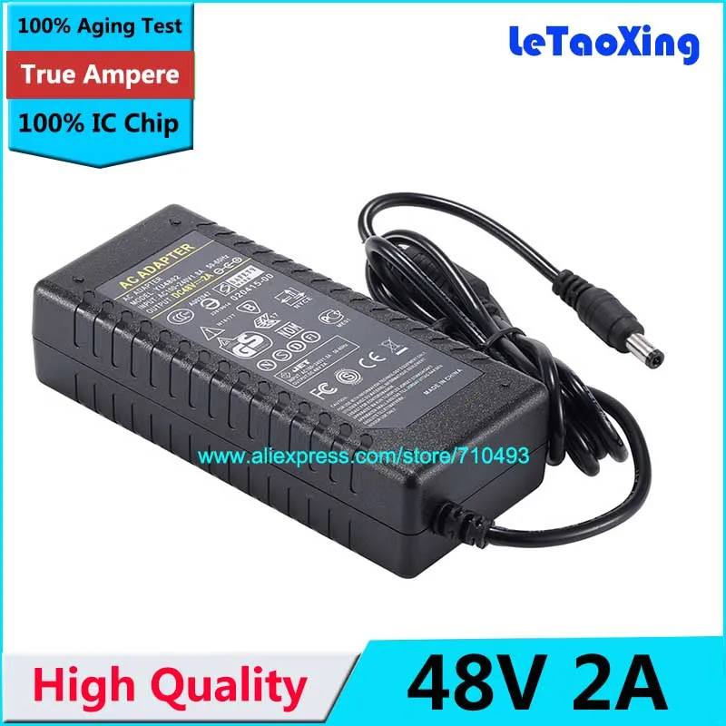 High Quality IC solutions AC 100V-240V Converter DC 48V 2A Power Supply Adapter 96W Adaptor 1pcs
High Quality IC solutions AC 100V-240V Converter DC 48V 2A Power Supply Adapter 96W Adaptor 1pcs