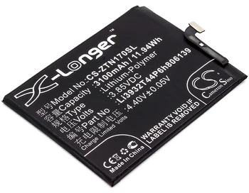 UPGRADE 3100mAh Battery Li3932T44P6h806139 for ZTE Nubia Z17, Nubia Z17 Dual SIM, Nubia Z17 Dual SIM TD-LTE, NX563J
UPGRADE 3100mAh Battery Li3932T44P6h806139 for ZTE Nubia Z17, Nubia Z17 Dual SIM, Nubia Z17 Dual SIM TD-LTE, NX563J