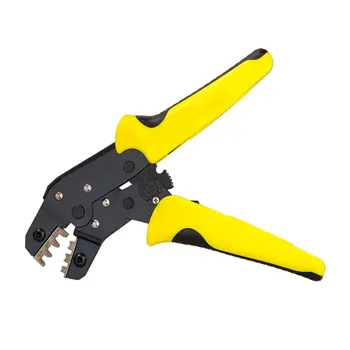 Wire Crimper JX-1601-2546 Multifunctional Manganese Steel Ratchet Crimping Tool AWG14-10 Terminals Pliers Durable
Wire Crimper JX-1601-2546 Multifunctional Manganese Steel Ratchet Crimping Tool AWG14-10 Terminals Pliers Durable