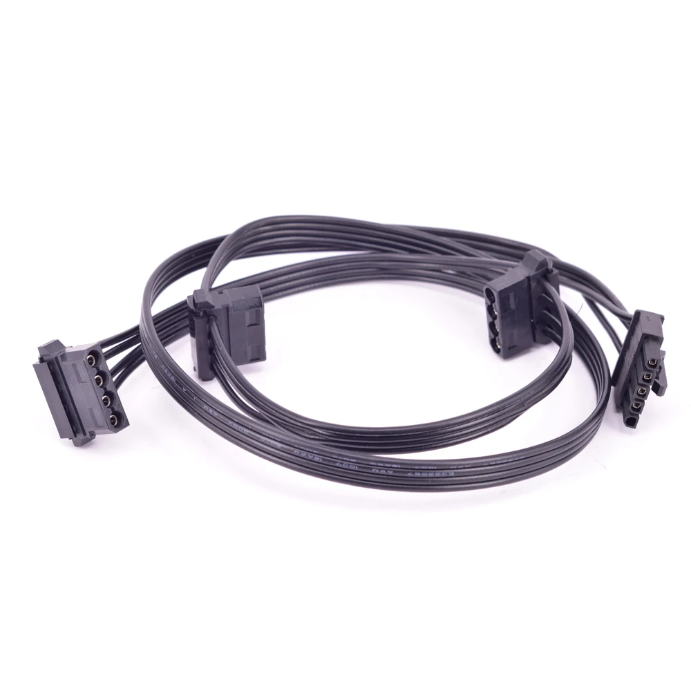5-контактный 3-портовый периферийный 4-контактный кабель питания Molex IDE для Cooler Master