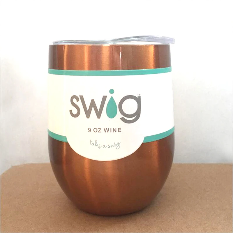 Swig Wine Cups Rose Gold Insulated Thermos Coffee Mug Vacuum Thermos Cup Travel Mug Swig Tumber 9OZ Egg Shaped cup Wine beer Mug
Swig Wine Cups Rose Gold Insulated Thermos Coffee Mug Vacuum Thermos Cup Travel Mug Swig Tumber 9OZ Egg Shaped cup Wine beer Mug