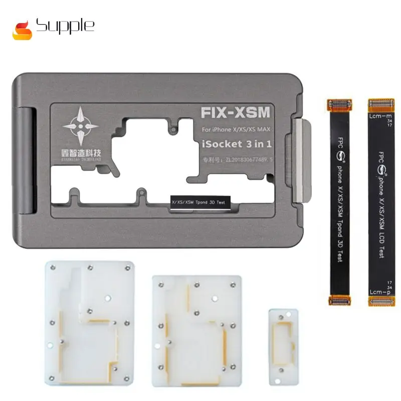 FIX-XS iSocket Jig for iPhone X/XS/XSMAX PCB Motherboard Test Holder Fast Folded Logic Board Test Fixture Without Disassembly
FIX-XS iSocket Jig for iPhone X/XS/XSMAX PCB Motherboard Test Holder Fast Folded Logic Board Test Fixture Without Disassembly