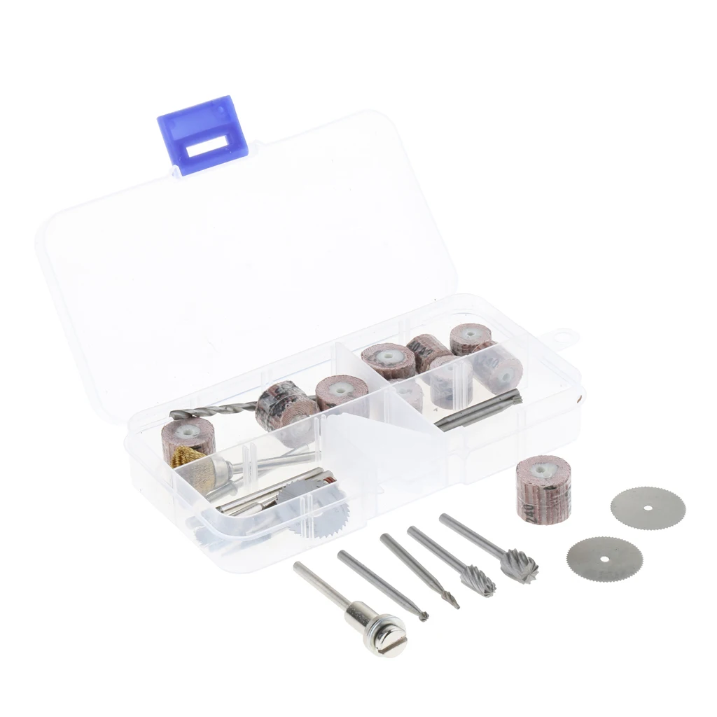 25PCS Woodwork Rotary Tool Accessory Kit for Carving Grinding 1/8 Inch Shank 25PCS Woodwork Rotary Tool Accessory Kit for Carving Grinding 1/8 Inch Shank