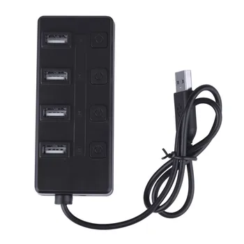 Ouhaobin 4 Port USB2.0 Wired Length 60cm Hi-speed 480Mbps Hub With ON/OFF Switch LED For Tablet USB2.0 Hub Drop Shipping 411#2
Ouhaobin 4 Port USB2.0 Wired Length 60cm Hi-speed 480Mbps Hub With ON/OFF Switch LED For Tablet USB2.0 Hub Drop Shipping 411#2
