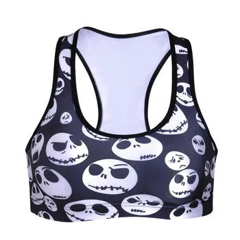 Women Ghost Grimace Print Fitness Short Vest Workout Wireless Underwear Seamless Stretch Tank Top Hiphop Soft Bra
Women Ghost Grimace Print Fitness Short Vest Workout Wireless Underwear Seamless Stretch Tank Top Hiphop Soft Bra