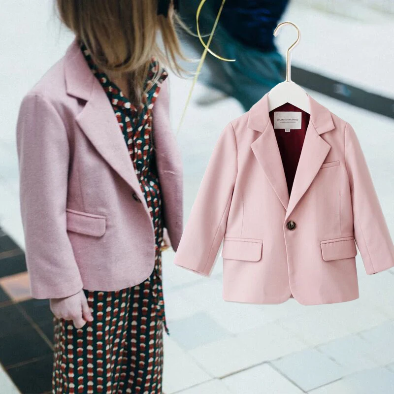 Fashion Girls Suits Coat Spring Autumn Kids Girls Jackets And Coats Solid Color Baby Girls Jackets Children Outerwear Coat
Fashion Girls Suits Coat Spring Autumn Kids Girls Jackets And Coats Solid Color Baby Girls Jackets Children Outerwear Coat