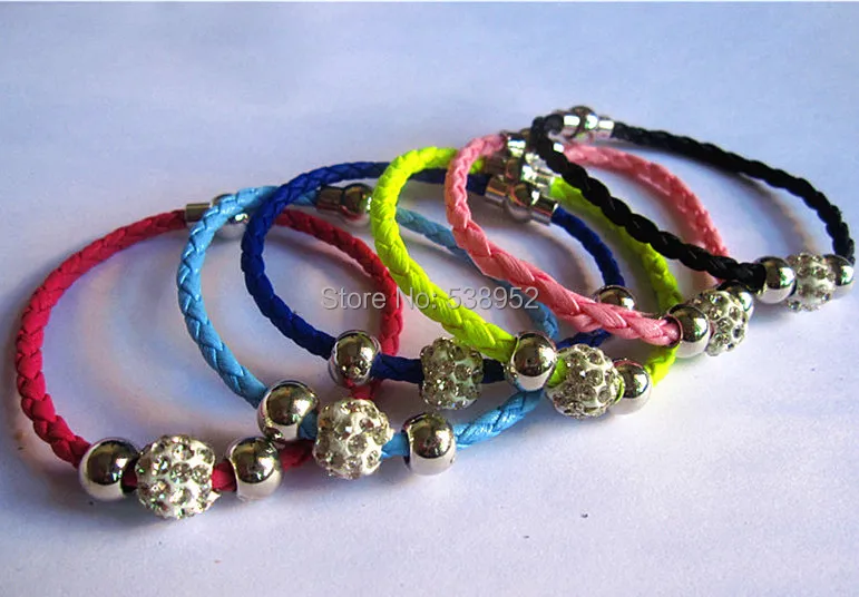 20pcs( Mixed 8colors)Shambhala Bracelet Bead Magnetic buckle Infinite Leather Combined Bracelet Bangle Wristbands Wholesale
20pcs( Mixed 8colors)Shambhala Bracelet Bead Magnetic buckle Infinite Leather Combined Bracelet Bangle Wristbands Wholesale
