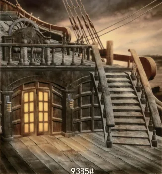 Pirate ship photography background Sailing boat deck background 3x3m Fond studio photo vinyle Photography-studio-backdrop 9385 
Pirate ship photography background Sailing boat deck background 3x3m Fond studio photo vinyle Photography-studio-backdrop 9385