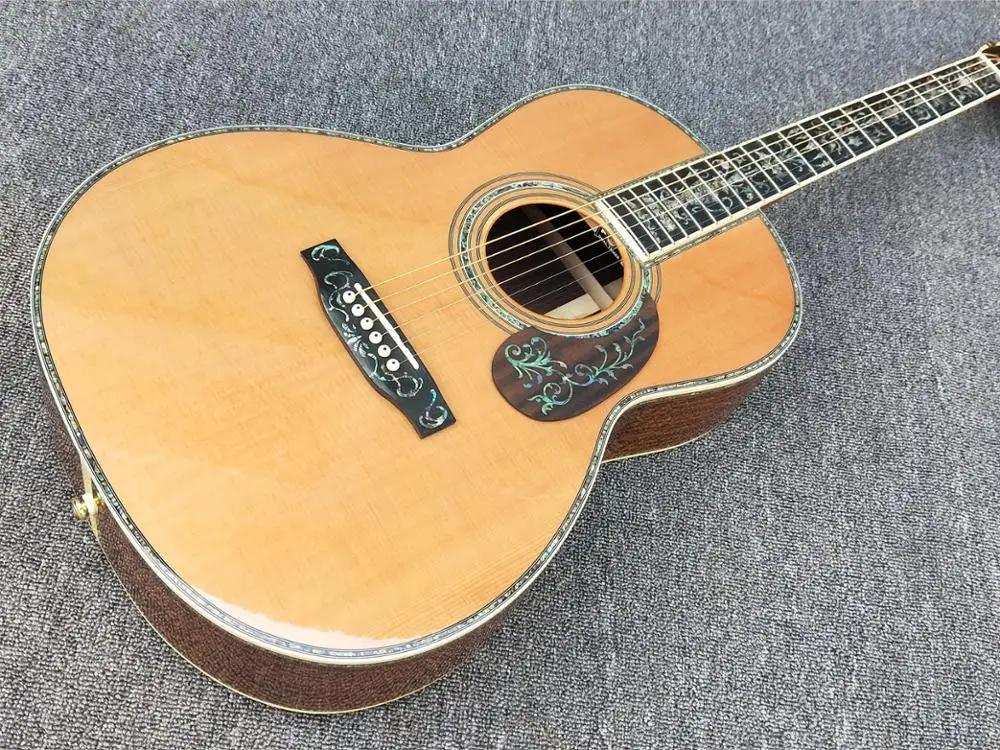 39 inch 000 Style Acoustic Guitar,Ebony Fretboard,Abalone inlay,One piece of neck,Solid Spruce top acoustic guitar,Free shipping
39 inch 000 Style Acoustic Guitar,Ebony Fretboard,Abalone inlay,One piece of neck,Solid Spruce top acoustic guitar,Free shipping