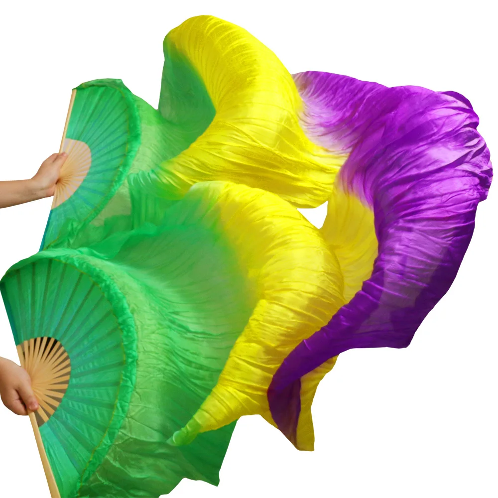2018 High Quality Silk Belly Dance Fan Dance 100% Real Silk Veils Left+right blue Colors On Sale 180*90 cm GREEN YELLOW PURPLE
2018 High Quality Silk Belly Dance Fan Dance 100% Real Silk Veils Left+right blue Colors On Sale 180*90 cm GREEN YELLOW PURPLE
