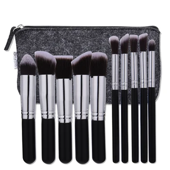 Make up brushes 10pcs professional brand makeup brushes high quality brush set with black bag beauty essential brushes
Make up brushes 10pcs professional brand makeup brushes high quality brush set with black bag beauty essential brushes