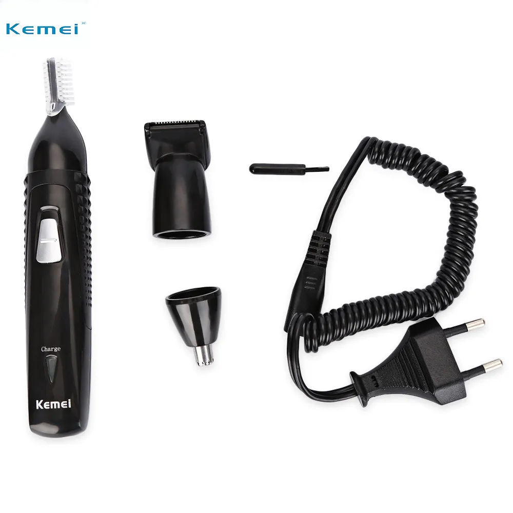 Kemei KM - 309 3 In 1 Rechargeable Electric Ear Nose Hair Trimmer Sideburns Cutter Cleaner For Unisex 
Kemei KM - 309 3 In 1 Rechargeable Electric Ear Nose Hair Trimmer Sideburns Cutter Cleaner For Unisex