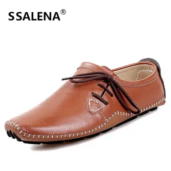 Men Leather Handmade Casual Loafers Comfortable Lace Up Soft Driving Shoes Mens Breathable Comfy Moccasins Shoes AA11589
Men Leather Handmade Casual Loafers Comfortable Lace Up Soft Driving Shoes Mens Breathable Comfy Moccasins Shoes AA11589