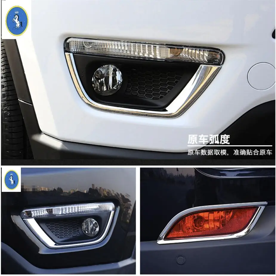 Yimaautotrims Chrome Front / Rear Bumper Fog Lights Lamp Frame Cover Trim Kit Accessories For Jeep Compass 2017 2018 2019 ABS
Yimaautotrims Chrome Front / Rear Bumper Fog Lights Lamp Frame Cover Trim Kit Accessories For Jeep Compass 2017 2018 2019 ABS