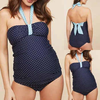 2019 Maternity Swimsuit Summer Plus Size Women Sexy Blue Polka-dot Splice Swimsuit Print Split Bikini Pregnant Swimwear A1
2019 Maternity Swimsuit Summer Plus Size Women Sexy Blue Polka-dot Splice Swimsuit Print Split Bikini Pregnant Swimwear A1
