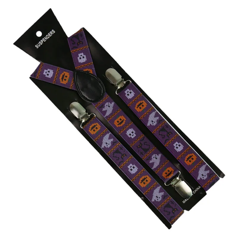 Unisex Adult 3 Clip Y-Back Clip-on Adjustable Suspender Halloween Pumpkin Printing For Men Women Breces For Suspenders Gift
Unisex Adult 3 Clip Y-Back Clip-on Adjustable Suspender Halloween Pumpkin Printing For Men Women Breces For Suspenders Gift