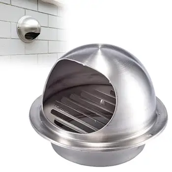 Outdoor Wall Mounted SUS304 Wall Air Vent Grille Cover Ducting Ventilation Exhaust Gas Outlet Round Air Vent Covers 60-150mm
Outdoor Wall Mounted SUS304 Wall Air Vent Grille Cover Ducting Ventilation Exhaust Gas Outlet Round Air Vent Covers 60-150mm