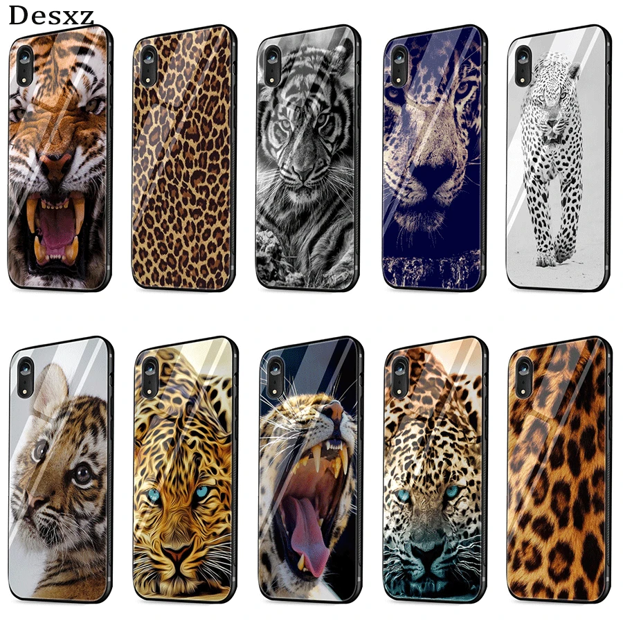Cell Phone Case Glass Fashion Tiger Leopard Print Panther For iPhone X XR XS Max 6 6s 7 8 Plus 5 5S SE Cover
Cell Phone Case Glass Fashion Tiger Leopard Print Panther For iPhone X XR XS Max 6 6s 7 8 Plus 5 5S SE Cover